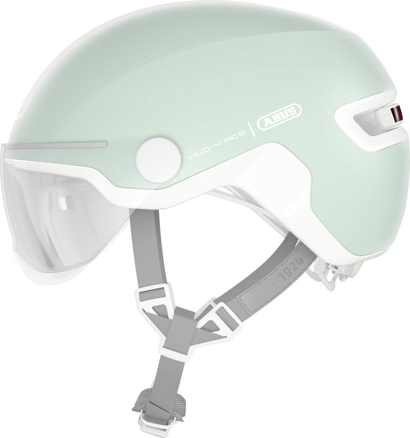 Abus fietshelm hud-y ace pure mint l - 57-61 cm - lichtgroen - geschikt voor gebruik op elektrische fietsen - stadsfietsen - 460 g l