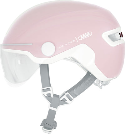 Abus fietshelm hud-y ace pure rose m - 54-58 cm - pink - geschikt voor gebruik op elektrische fietsen - stadsfietsen - 430 g