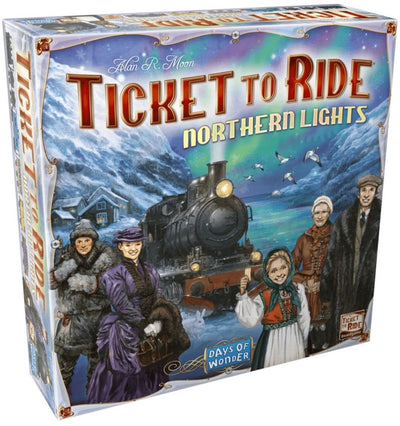 Asmodee ticket to ride - northern lights ticket to ride - northern lights bordspel reizen avontuur