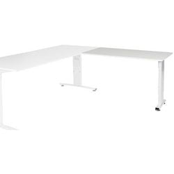 Bureau-uitbreiding schaffenburg lin-pla126-lrw-m25 120x60x65-85cm