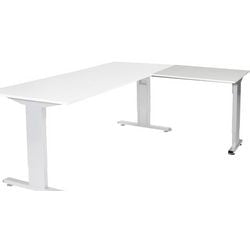 Bureau-uitbreiding schaffenburg lin-pla086-lra-m25 80x60x65-85cm
