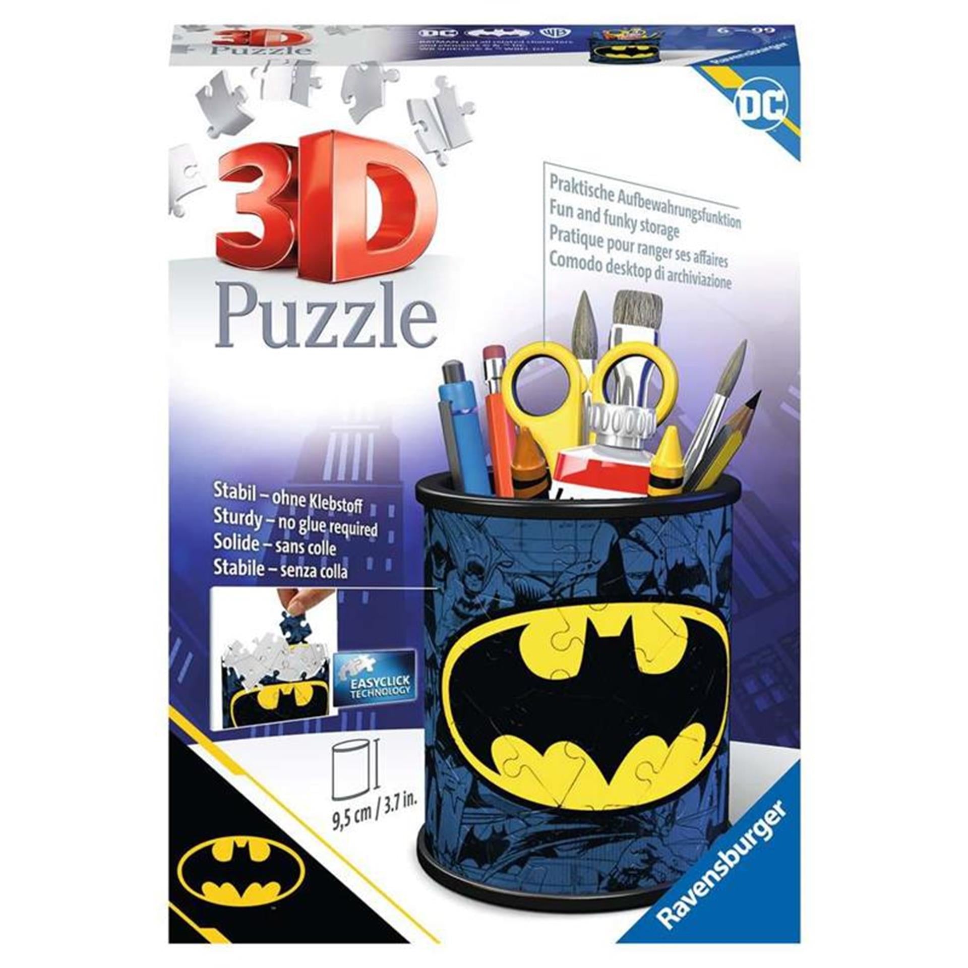 Ravensburger pennenbak batman - 3d puzzel - 54 stukjes