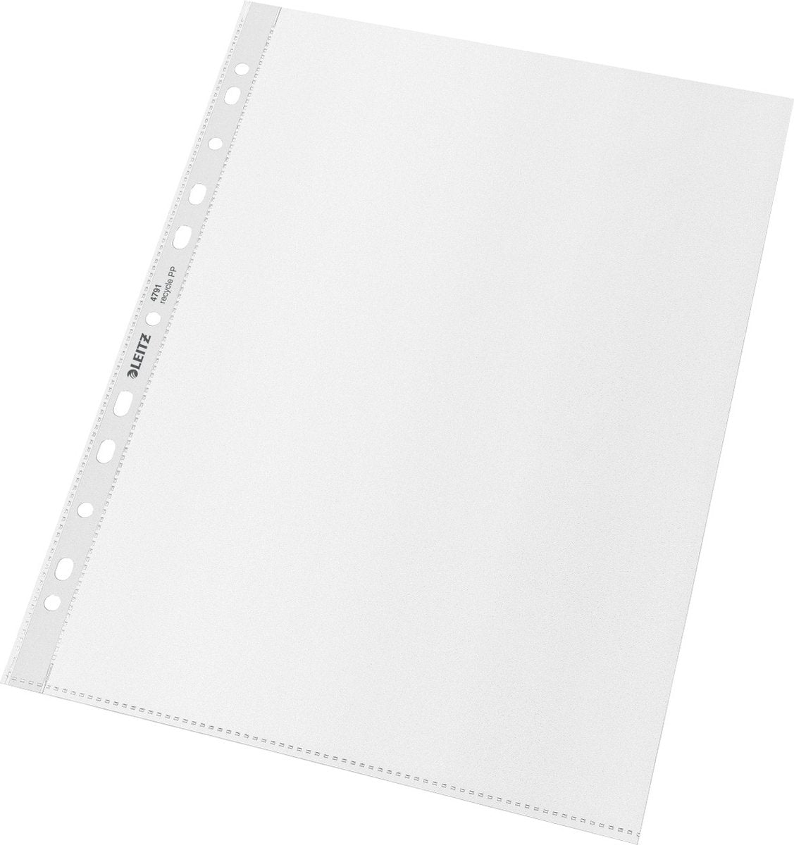Leitz 100x recycle a4 showtas - insteekhoezen van 100 micron - 90% pre-consumer gerecycled plastic - transparant