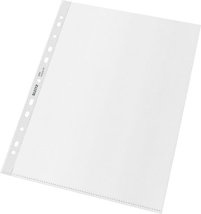 Leitz 100x recycle a4 showtas - insteekhoezen van 100 micron - 90% pre-consumer gerecycled plastic - transparant