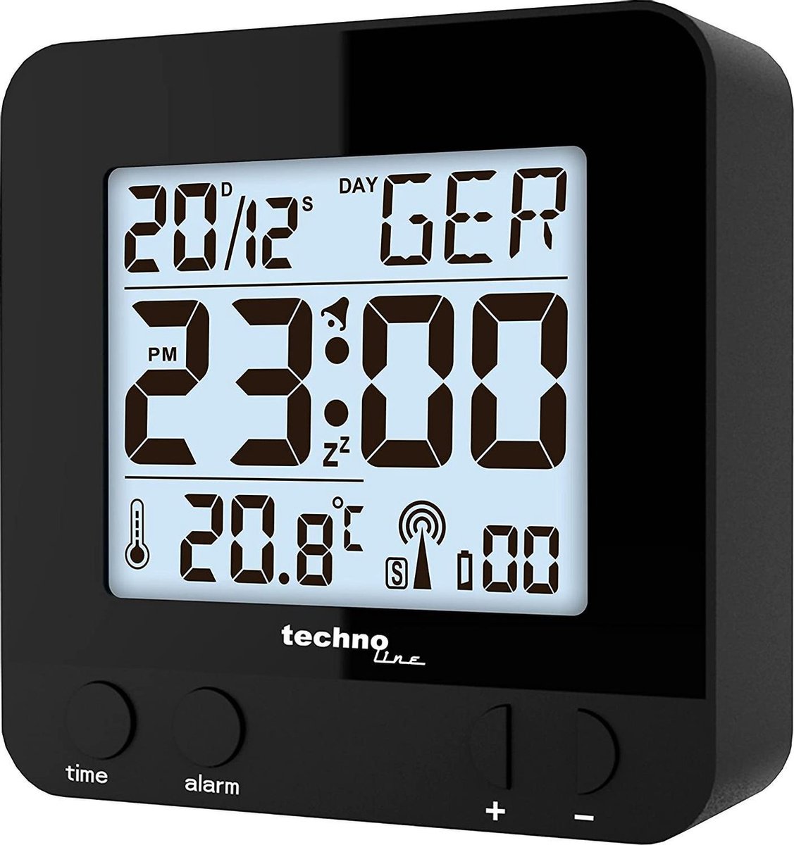 Technoline radio gestuurde wekker - datum - temperatuur - wt 235