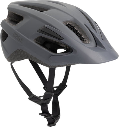 Bbb cycling kite 3.0 fidlock fietshelm volwassenen - mtb helm racefiets helm - wielrenhelm - fietshelm dames - fietshelm heren - mat donker grijs maat l (58-61cm) - bhe-30 l