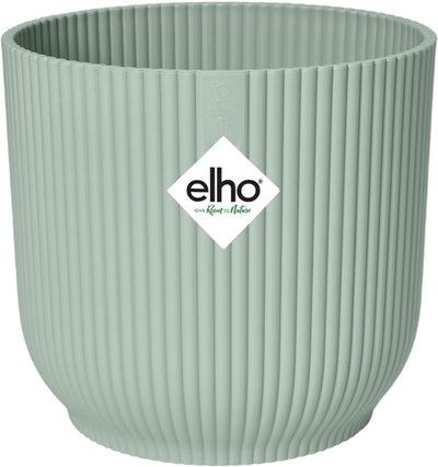 Elho vibes fold rond mini 7 - bloempot voor binnen - 100% gerecycled plastic - ø 7.0 x h 6.5 cm - sorbet groen