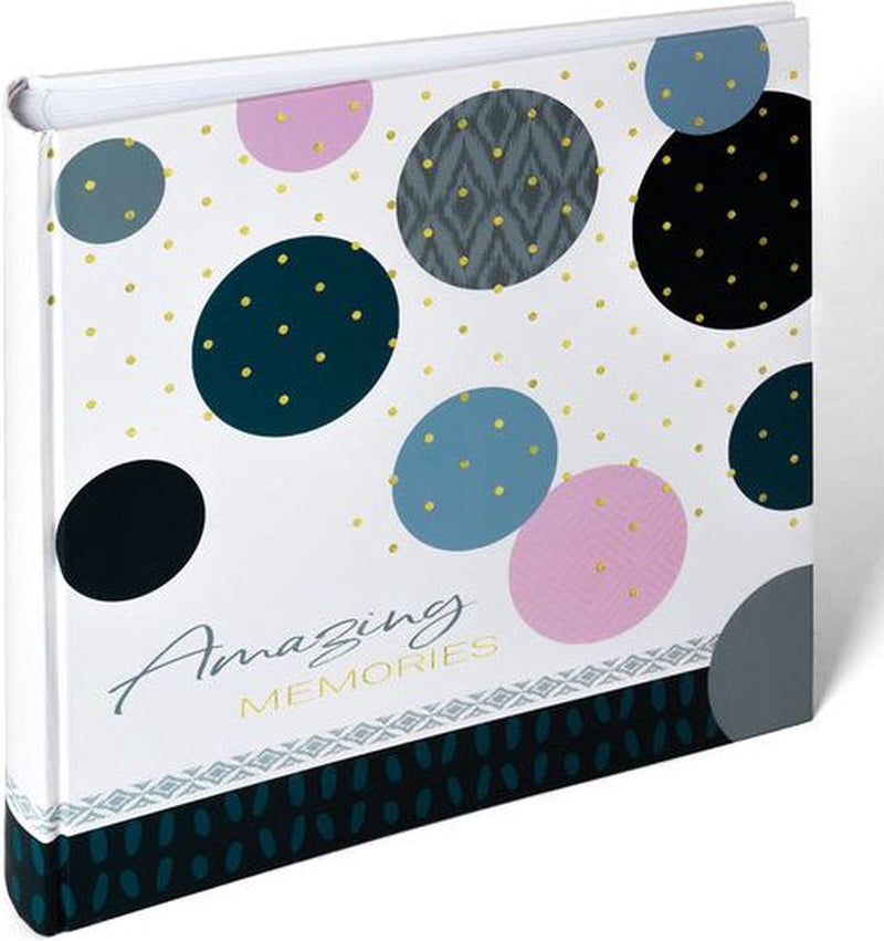 Walther design - mx-485-l - amazing memories - fotoalbum - 30x30 cm - 100 pagina's - blauw