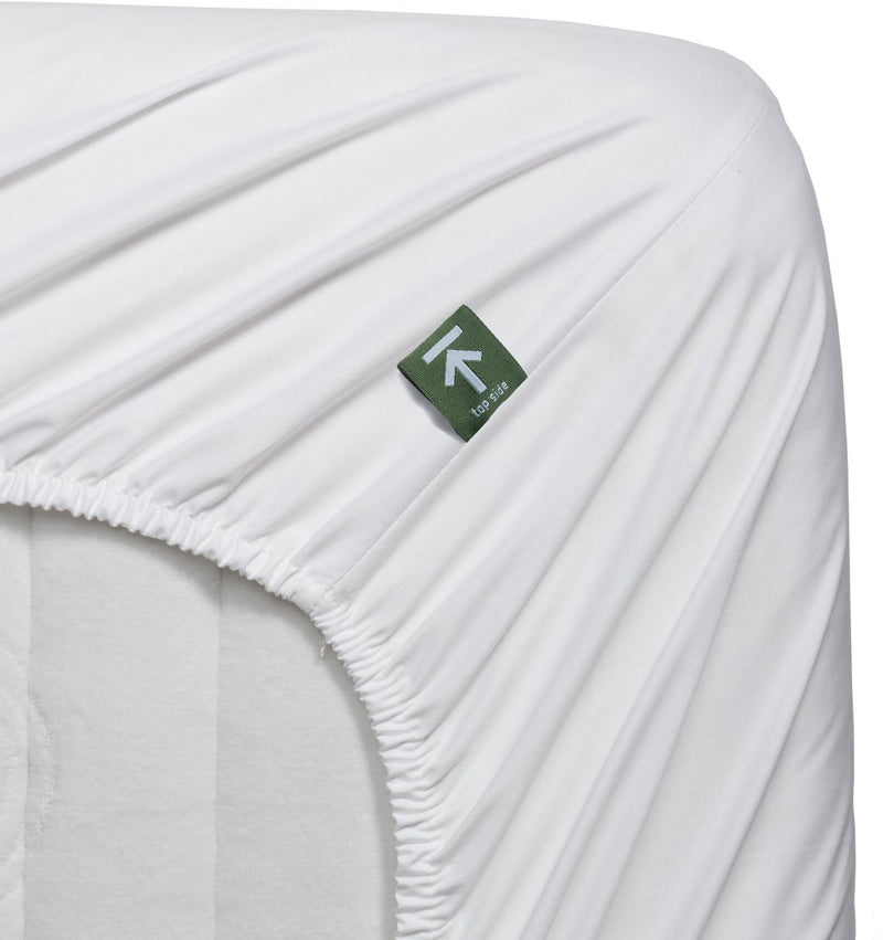 Beddinghouse percale katoen - topper hoeslaken - 180x220 - wit