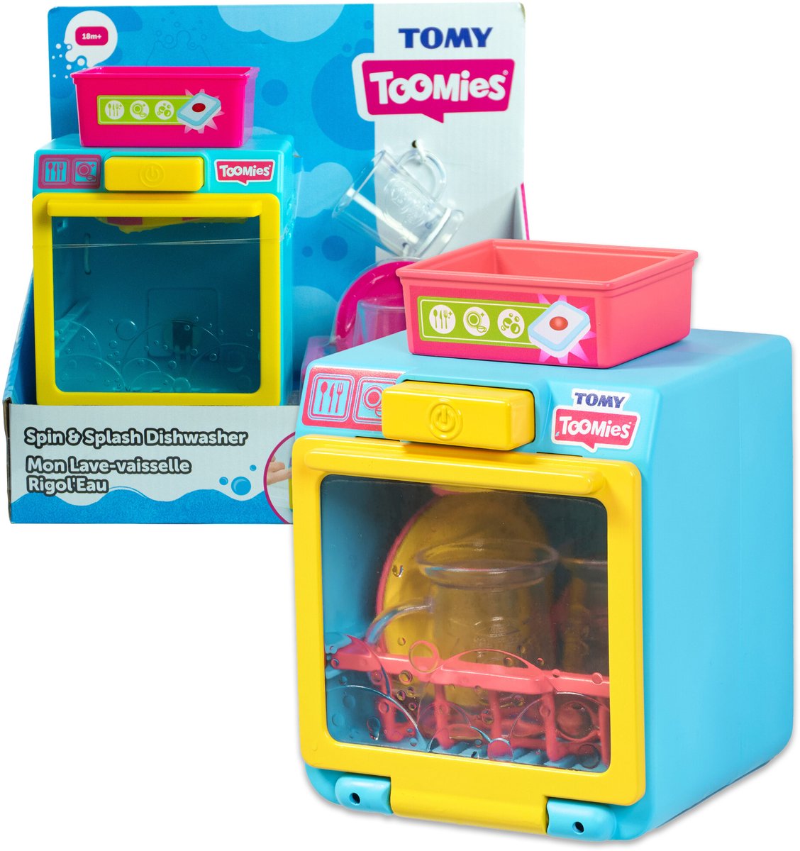 Tomy spin splash vaatwasser - badspeelgoed