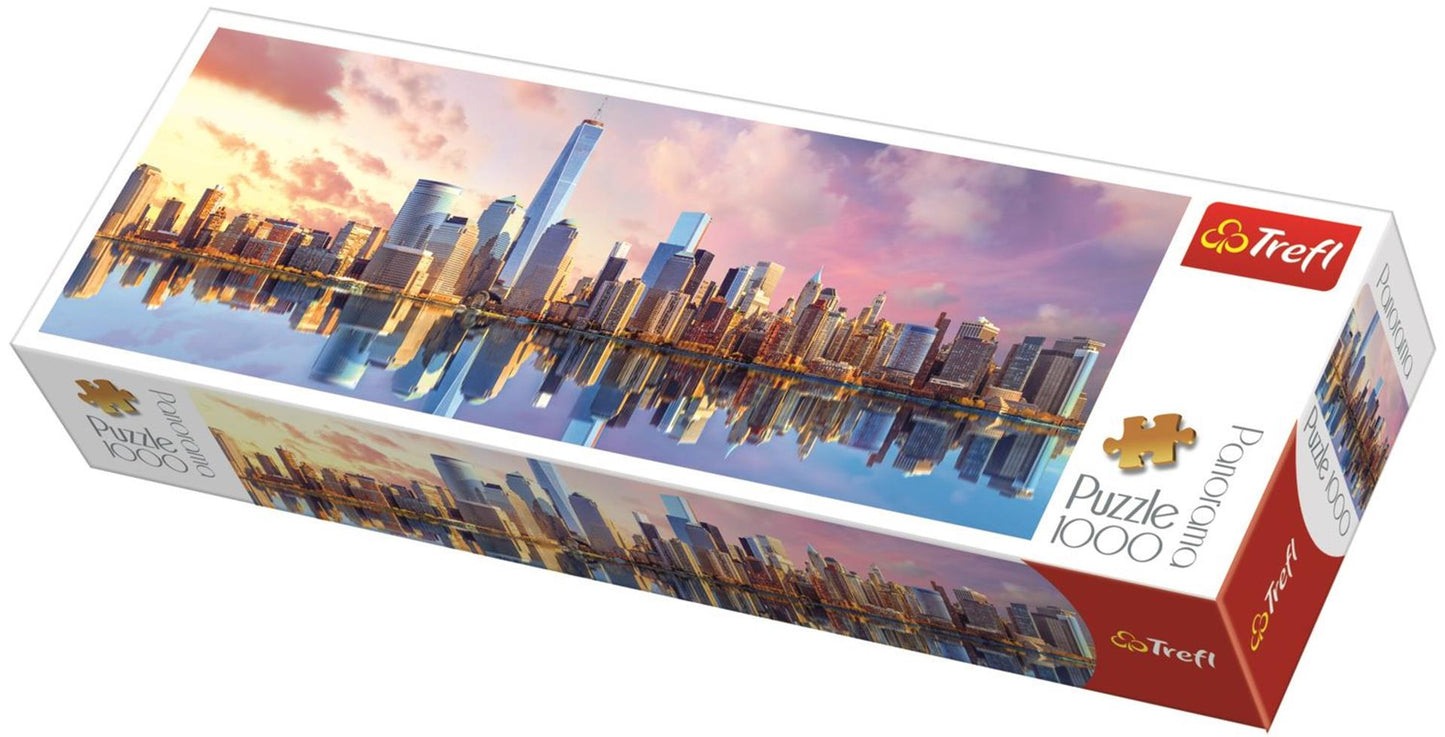 Puzzel 1000 pcs panorama - manhattan