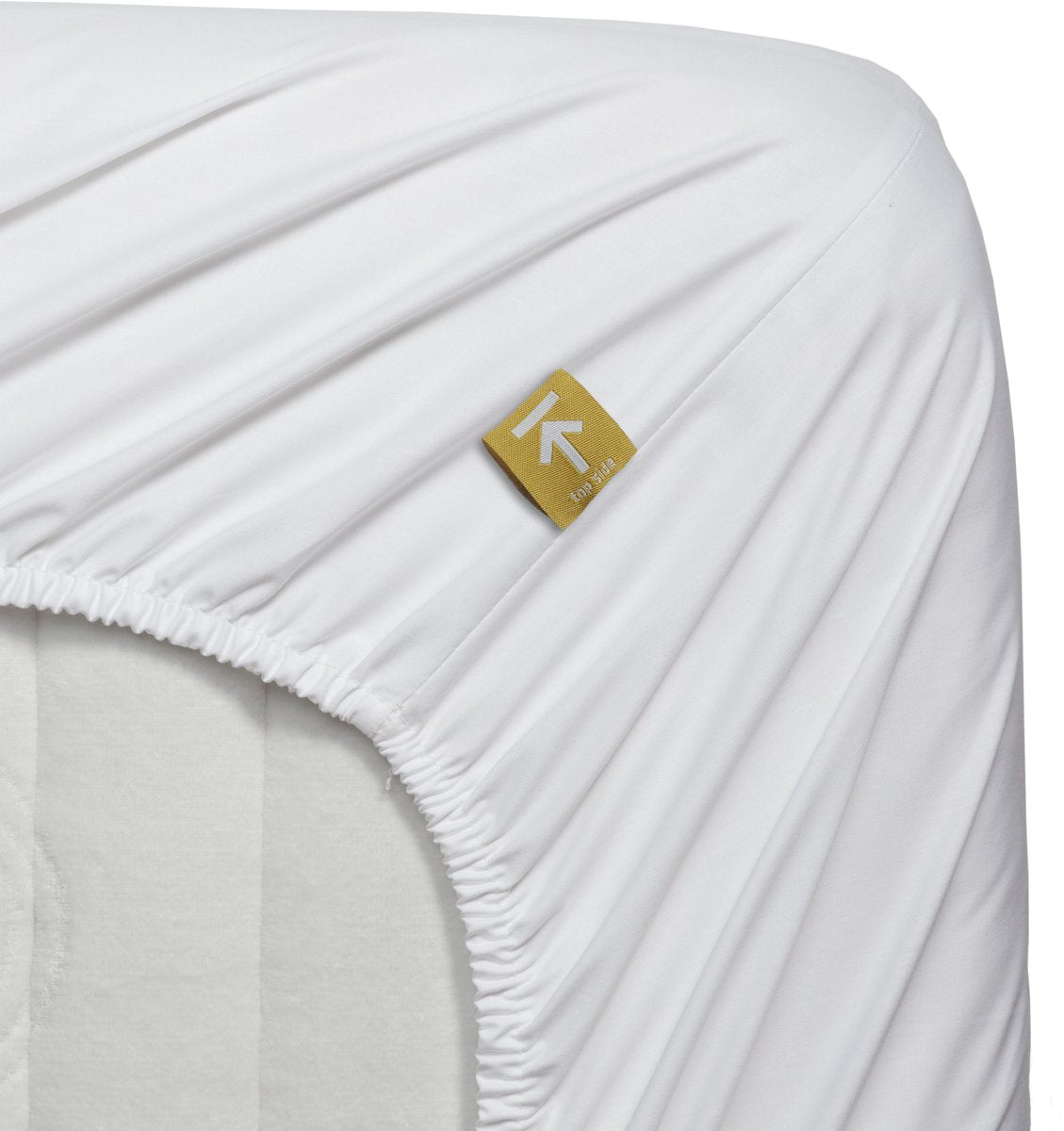 Beddinghouse - percale katoen - topper hoeslaken - 90x220 cm - wit