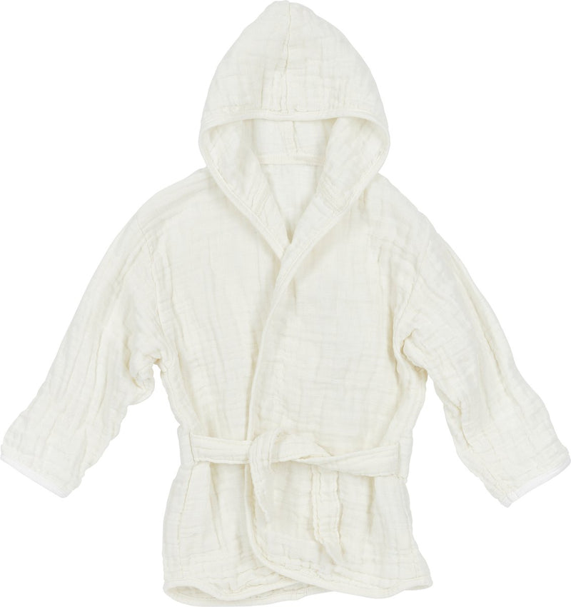 Meyco baby uni badjas - pre-washed hydrofiel - offwhite - 86 92