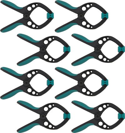 Wolfcraft - 8 veerklemmen pro - veerklem 40 mm - zeilklem - marktklem - extra sterk - zeilklemmen - 8651000