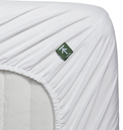 Beddinghouse - percale katoen - topper hoeslaken - 180x210 cm - wit