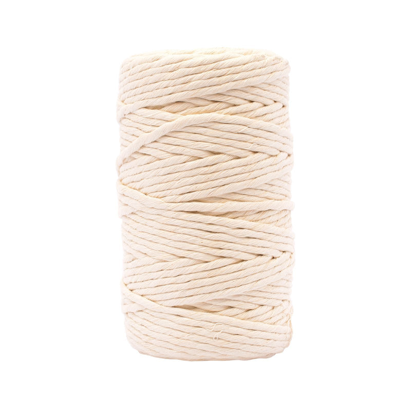 Vaessen creative • macramé touw 5mmx100m naturel