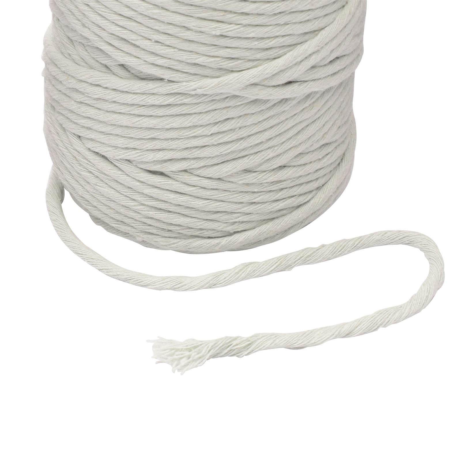 Vaessen creative • macramé touw 3mmx100m mintgroen