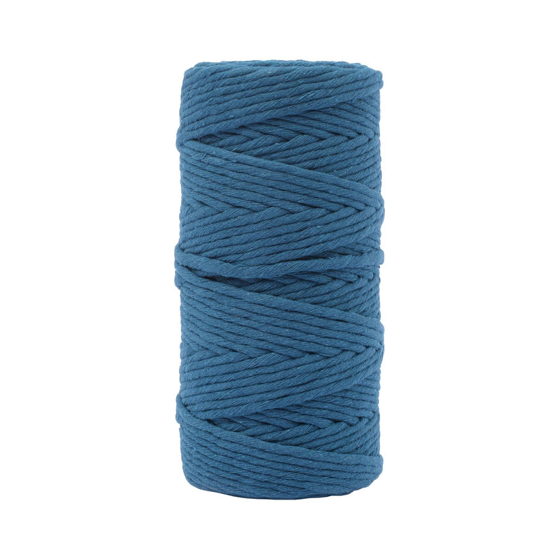 Vaessen creative • macramé touw 3mmx100m donkerblauw