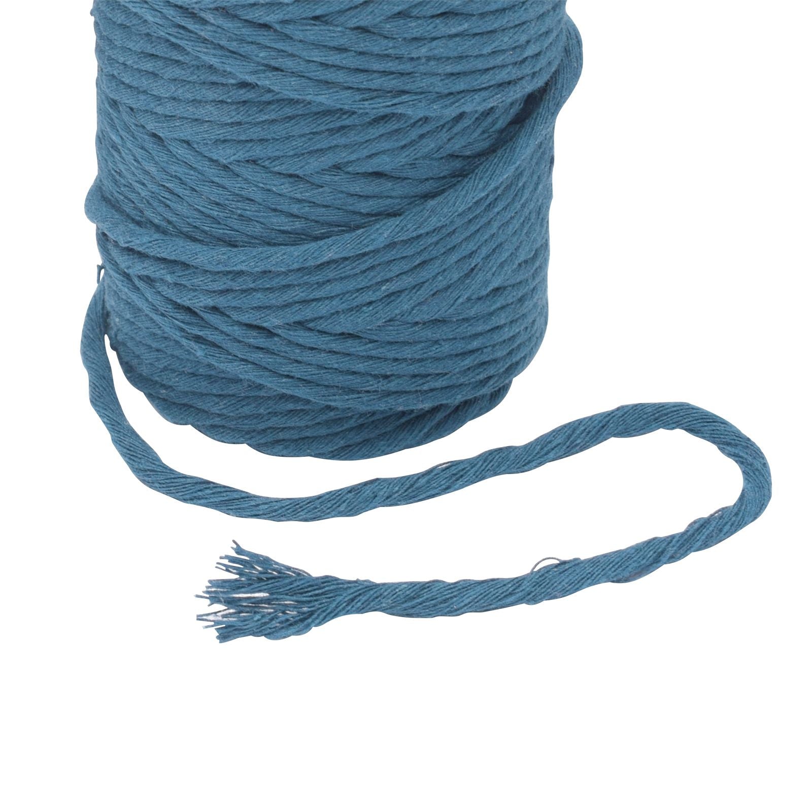 Vaessen creative • macramé touw 3mmx100m donkerblauw