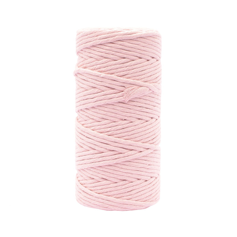 Vaessen creative • macramé touw 3mmx100m lichtroze