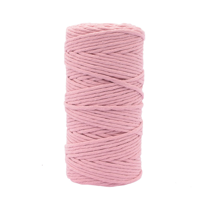 Vaessen creative • macramé touw 3mmx100m oudroze