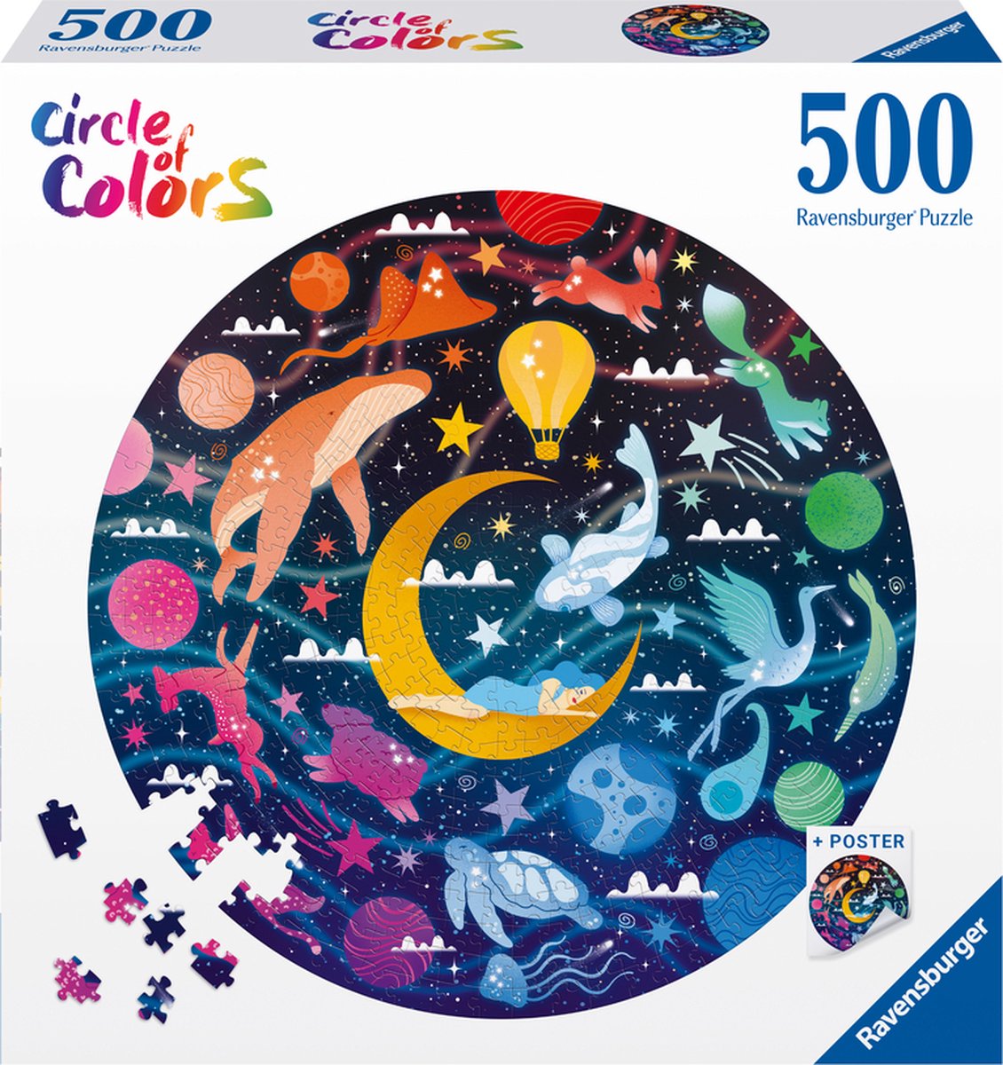 Ravensburger legpuzzel circle of colors dromen, 500st.