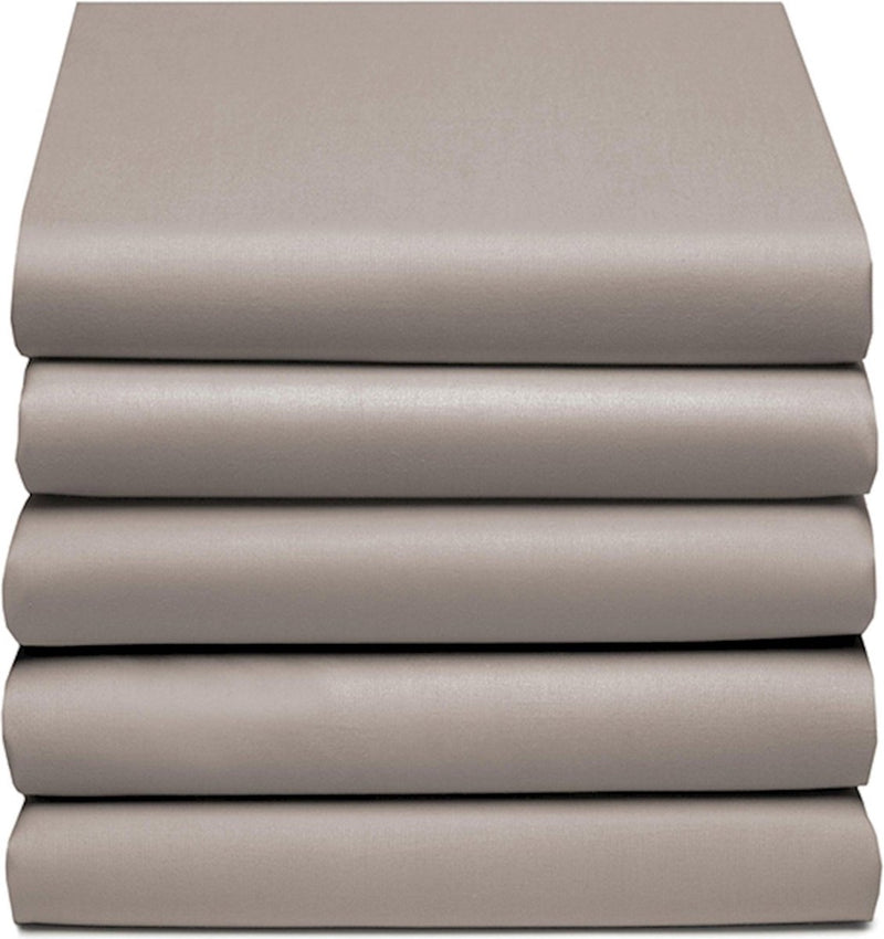 Cinderella weekend hoeslaken - topper - katoen - 180x200 cm - tot 15 cm - taupe