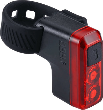 Bbb cycling salute achterlicht fiets - fietsverlichting usb oplaadbaar - compact achterlicht racefiets - 8 lumen - accu 28 uur - waterdicht - bls-145