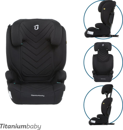 Titanium baby titaniumbaby autostoel vidar met isofix i-size (r129) zwart
