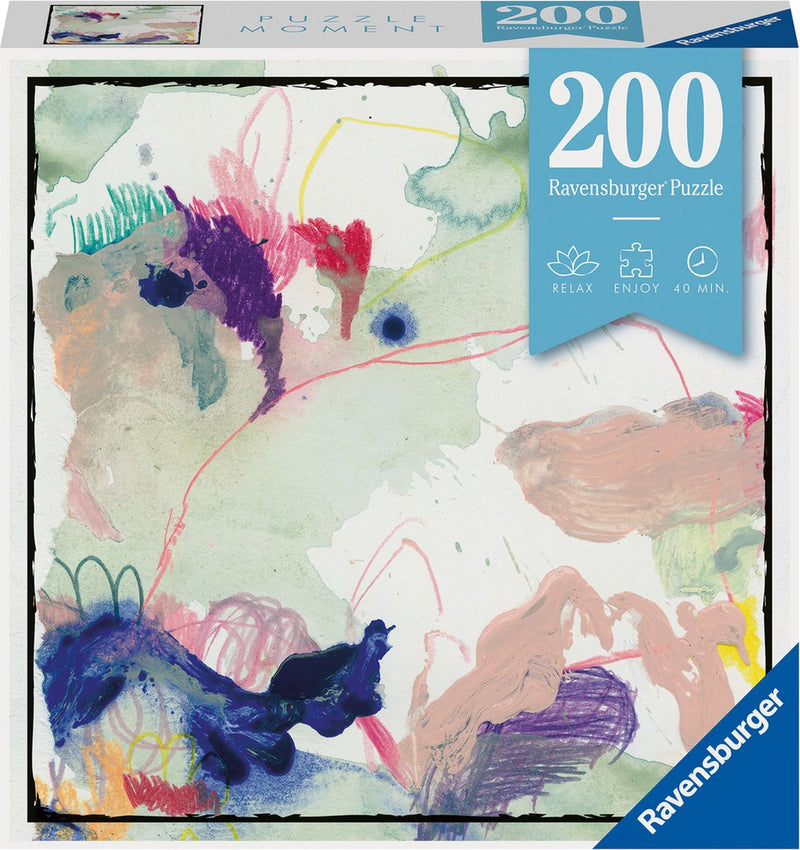 Ravensburger puzzel puzzel moment - colorsplash - 200 stukjes.