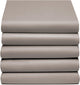 Cinderella - weekend - topper hoeslaken met split - 160x200 cm - tot 15 cm matrashoogte - 100% katoen - taupe