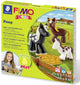 Fimo kids 8034 - ovenhardende boetseerklei - form play set pony