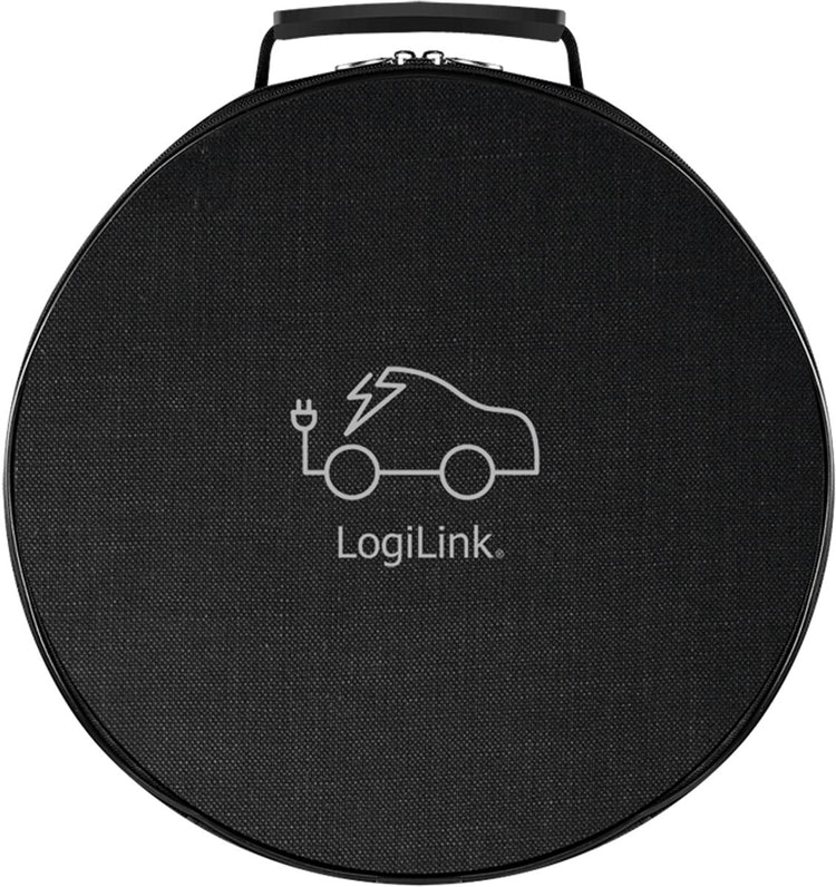 Logilink elektrische auto spiraallaadkabel type 2, 3-fase, 11 kw, 5 meter