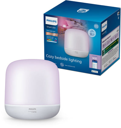 Philips smart lighting - hero tafellamp - gekleurd en instelbaar wit licht - rgb - muzieksynchronisatie - zwart - werkt met de wiz app - wifi