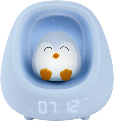 Bigben hibuddies hibuddies nestkids nachtlamp met wekker voor kinderen - snow de pinguin