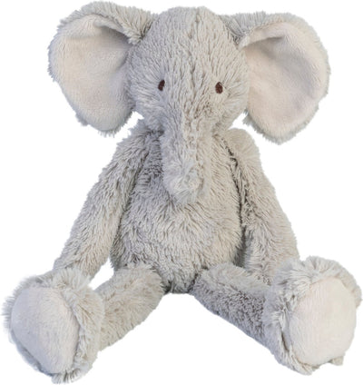 Happy horse olifant enzo knuffel 28cm - grijs - baby knuffel