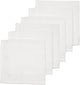 Meyco baby uni monddoekjes - 6-pack - hydrofiel - white - 30x30cm