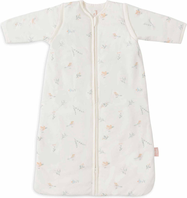 Jollein baby slaapzak winter met afritsbare mouw 70cm - lovely birds - winterslaapzak