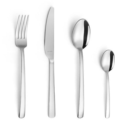 Amefa pontis 24-delige bestekset – 6 personen – zilver – 18 0 chroomstaal – cadeauverpakking