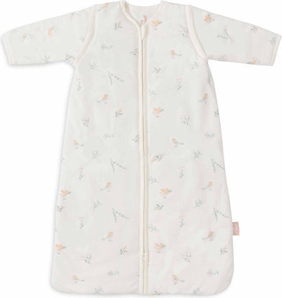 Jollein baby slaapzak winter met afritsbare mouw 70cm - lovely birds - winterslaapzak