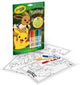 Crayola - kleurboek - pokémon kleur en activiteiten boek met 7 stiften