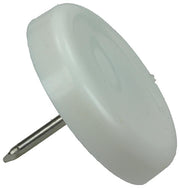 Mack 1047753 - stoelglijder nagel kunststof wit ø 28 mm 4 st pcs | 6 stuks - afbeelding 1