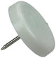 Mack 1047753 - stoelglijder nagel kunststof wit ø 28 mm 4 st pcs | 6 stuks