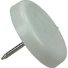 Mack 1047753 - stoelglijder nagel kunststof wit ø 28 mm 4 st pcs | 6 stuks