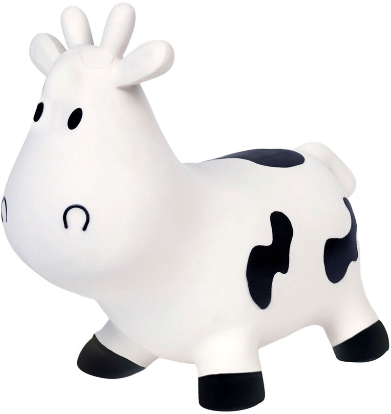 Bs toys skippydier - springkoe jumpbal - speelgoed hopperbal - jumping dieren - bounce bal koe - kinderspeelgoed - speelgoed 2 jaar - inclusief pomp - tot 50 kg gewicht - cadeau kind