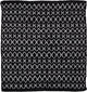 Sealskin - boho badmat 60x60 cm - polyester katoen - zwart