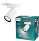 Philips led philips pongee opbouwspot - 1-lichts - wit