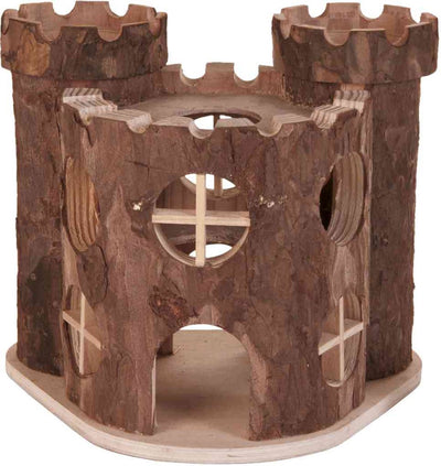 Trixie nature - knaagdier speelgoed - matti speelkasteel - 17x15x12 cm
