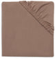 Jollein hoeslaken ledikant - 70 75x140 150cm - jersey - milky coffee