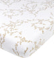 Meyco baby branches hoeslaken junior bed - sand - 70x140 150cm
